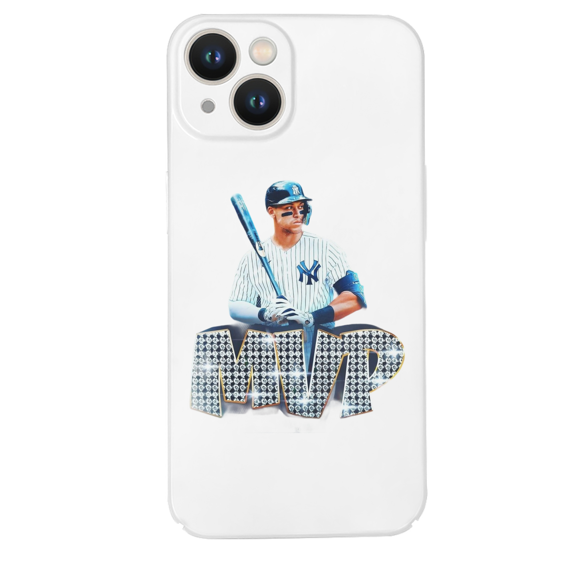 Aaron Judge MVP IPhone 14 Series Full-Cover Hard Case – Shockproof With Raised Camera Protection – Precise Cutouts, Wireless Charging Compatible – Durable, Anti-Yellowing, Easy To Clean